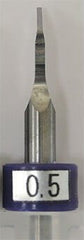 0.5mm Funtec Tungsten Carbide Chisel Bit (without Handle, 3.175mm shank diameter)