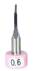 0.6mm Funtec Tungsten Carbide Chisel Bit (without Handle, 3.175mm shank diameter)