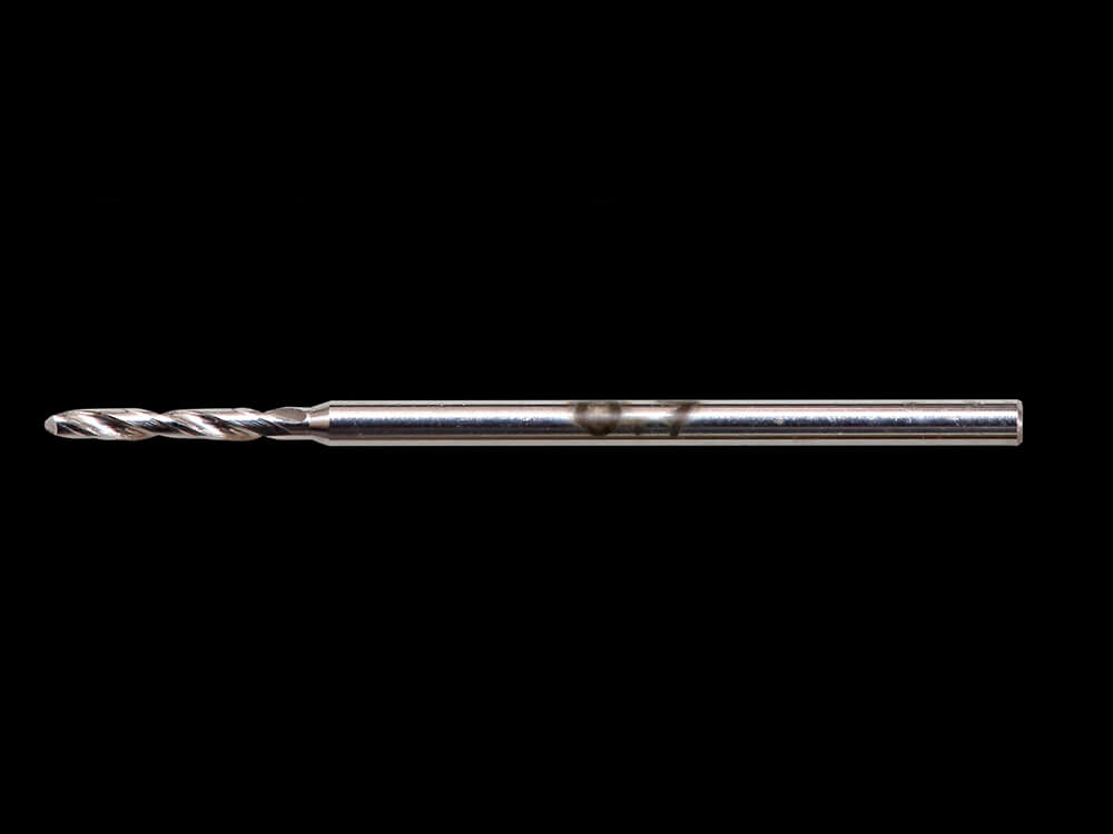 0.7mm Tamiya Fine Pivot Drill Bit (1.0mm shank diameter)