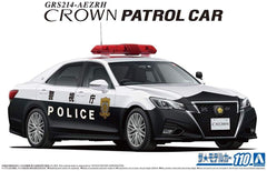 1/24 Aoshima Model Car #110 Toyota Crown Patrol Car 2016