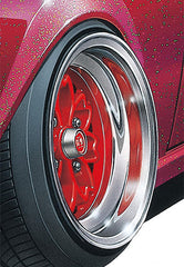1/24 Aoshima Tuned Parts #17 Yayoi 14inch (Wheels, Tires & Poly Caps, 4 pieces each)