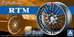 1/24 Aoshima Tuned Parts #38 Trafficstar RTM 20inch (Wheels, Tires & Poly Caps, 4 pieces each)