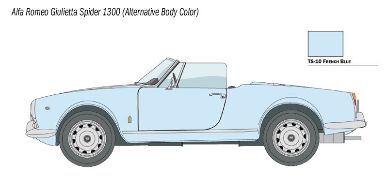 1/24 Italeri #3653 Alfa Romeo Giulietta Spider 1300