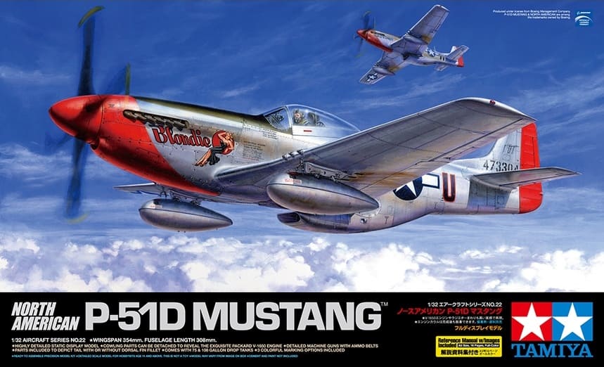 1/32 Tamiya #22 U.S. Fighter North American Mustang