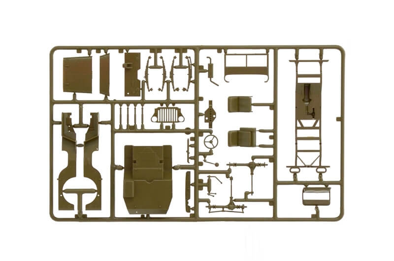 1/35 Italeri #0326 U.S. 1/4 ton 4 x 4 Truck Ambulance Jeep