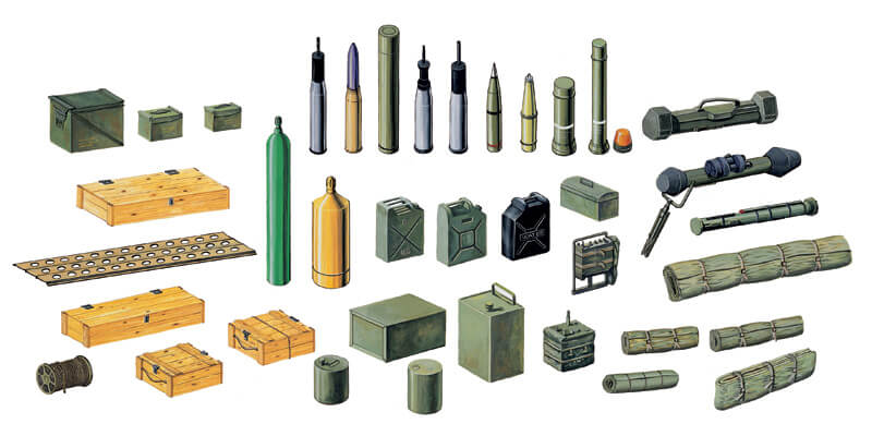 1/35 Italeri #6423 Modern Battle Accesories