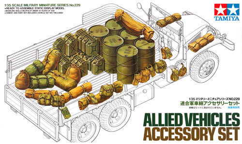 1/35 Tamiya MM #229 Allied Vehicles Accessory Set