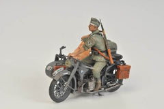 1/35 Zvezda #3607 German Motorcycle BMW R12 with Sidecar & Crew