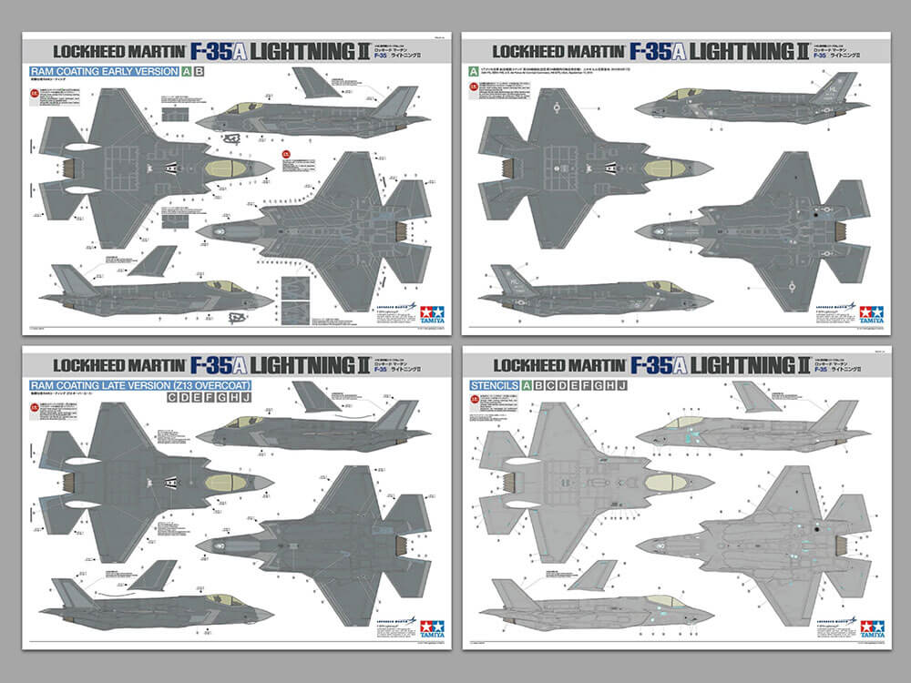 1/48 Tamiya #124 U.S. Stealth Fighter Lockheed Martin F-35A Lightning II