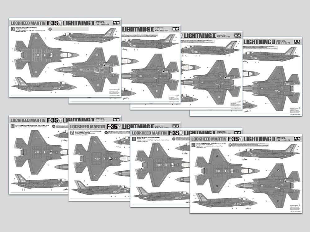 1/48 Tamiya #124 U.S. Stealth Fighter Lockheed Martin F-35A Lightning II