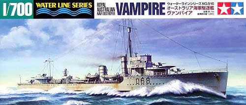 1/700 Water Line Series #910 British/Australian Destroyer HMAS Vampire