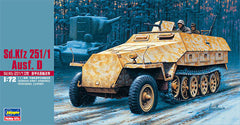 1/72 Hasegawa MT44 German Armored Personnel Carrier Hanomag Ausf.D