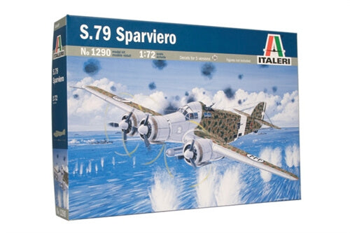 1/72 Italeri #1290 Italian Medium Bomber Savoia-Marchetti SM.79 Sparviero