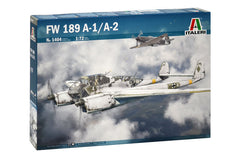 1/72 Italeri #1404 German Recon Focke-Wulf Fw189 A-1/A-2 Uhu