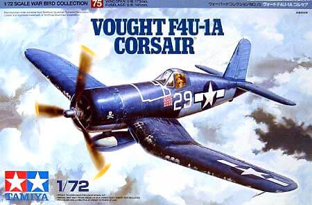 1/72 Tamiya #75 U.S. Carrier Fighter Vought F4U-1A Corsair