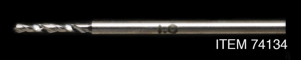 1.0mm Tamiya Fine Pivot Drill Bit (1.5mm shank diameter)