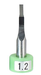 1.2mm Funtec Tungsten Carbide Chisel Bit (without Handle, 3.175mm shank diameter)