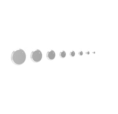 2.0mm JD Metal Rivet (2.0mm outer diameter with 1.0mm peg x 0.45mm height w/o peg) (10 pieces)