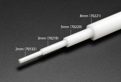 3.0mm Plastic Beam Pipe (3.0/2.0mm outer/inner diameter x 400mm long) (6 pieces)