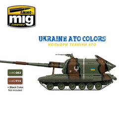 Ammo Acrylic Paint Set (17ml x 6) Ukraine ATO Colors