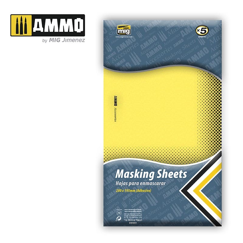 Ammo Masking Sheets (280 x 195mm, 5 sheets)