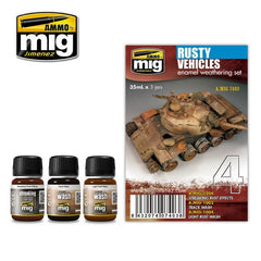 Ammo Weathering Set (35ml x 3) 04 Rusty Vehicles (Enamel)