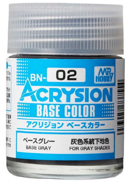 BN02 Acrysion Base Color (18ml) Base Gray