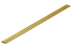 C Pipe (Brass Pipe) Set A (1.1/1.6/2.1/2.6mm x 130mm long) (1 piece each)