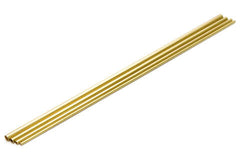 C Pipe (Brass Pipe) Set B (1.3/1.8/2.3/2.8mm x 130mm long) (1 piece each)