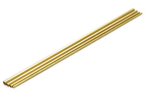 C Pipe (Brass Pipe) Set C (1.5/2.0/2.5/3.0mm x 130mm long) (1 piece each)