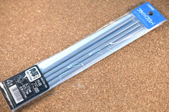 7.5mm Plastic Pipe Gray Thick Type (7.5/5.7mm outer/inner diameter x 250mm long) (4 pieces)