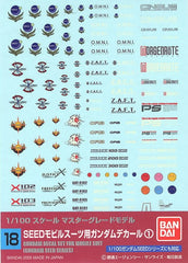 Gundam Decal #018 for 1/100 scale Gundam SEED MS