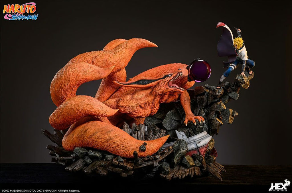 Hex Collectibles Naruto Shippuden - Namikaze Minato vs Kurama Ultimate Diorama Statue