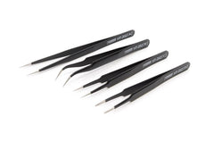 HT202 Extra-Fine Needle Shape Tweezers (4 types 1 each)