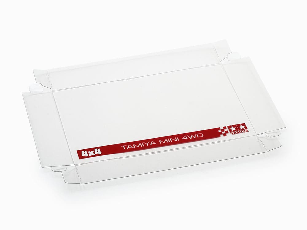 Mini 4WD AO Parts #1047 Basic Mini 4WD Car Box Clear Cover (3 pieces)