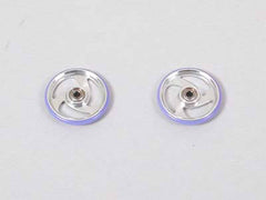 Mini 4WD GUP #251 19mm Aluminum Ball-Race Roller with Plastic Ring (Aero-Spoke Type) (2 pieces)
