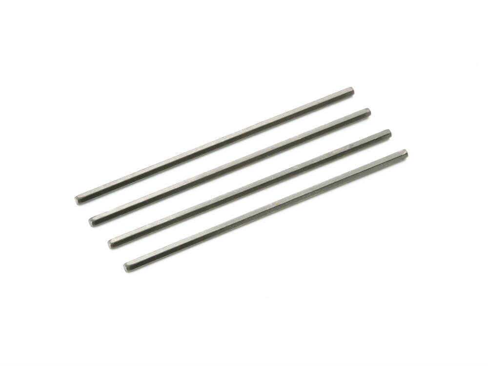 Mini 4WD GUP #416 60mm Reinforced Shafts (Black, 4 pieces)