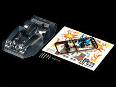 Mini 4WD GUP #447 Tridagger XX Clear Body Set (Polycarbonate)