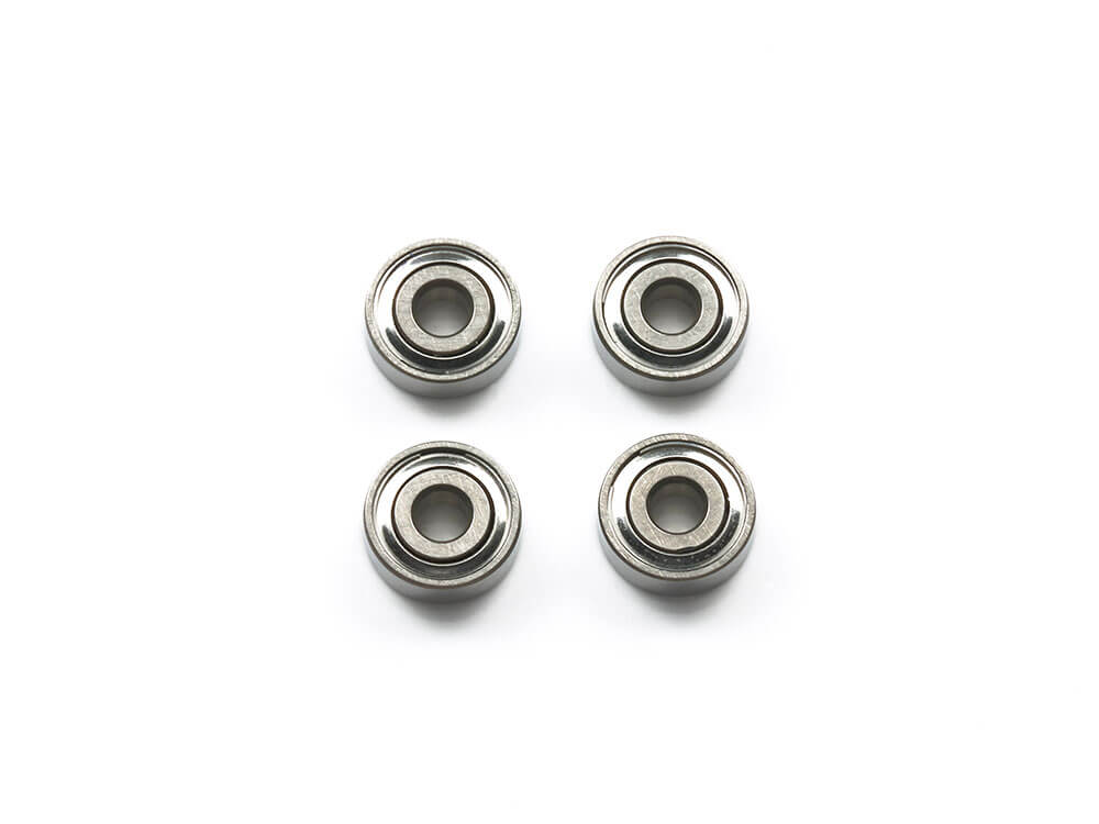 Mini 4WD GUP #519 HG Round Hole Ball Bearings (4 pieces)