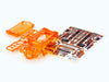 Mini 4WD GUP Dyipne Body Parts Set Clear Orange