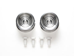 Mini 4WD GUP HG Heavy Aluminum Large Diameter Narrow Wheels (2 pieces)