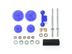 Mini 4WD GUP Large Diameter Stabilizer Head Set Blue (11mm & 15mm)