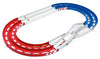 Mini 4WD Oval Home Circuit with Lane Change (Red/White/Blue) (2-lane, 216 x 120cm when assembled)
