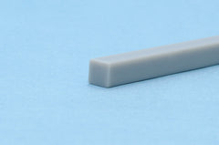 3.0 x 3.0mm Plastic Square Bar Gray (3.0 x 3.0 x 250mm long) (6 pieces)