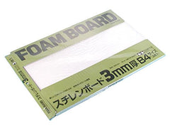 Tamiya 3mm thick B4 Styrene Foam Board (3 pieces) (364 x 257mm)