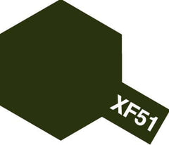 Tamiya Acrylic (10ml) Flat XF-51 Khaki Drab