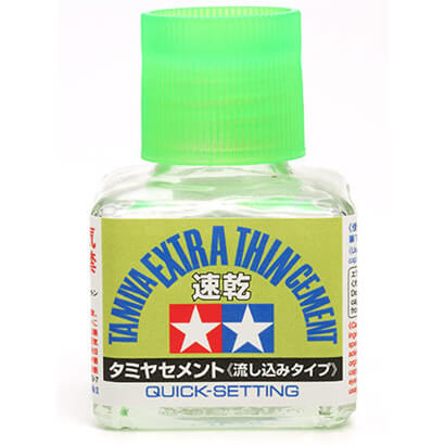 Tamiya Extra Thin Cement Quick Setting (40ml)