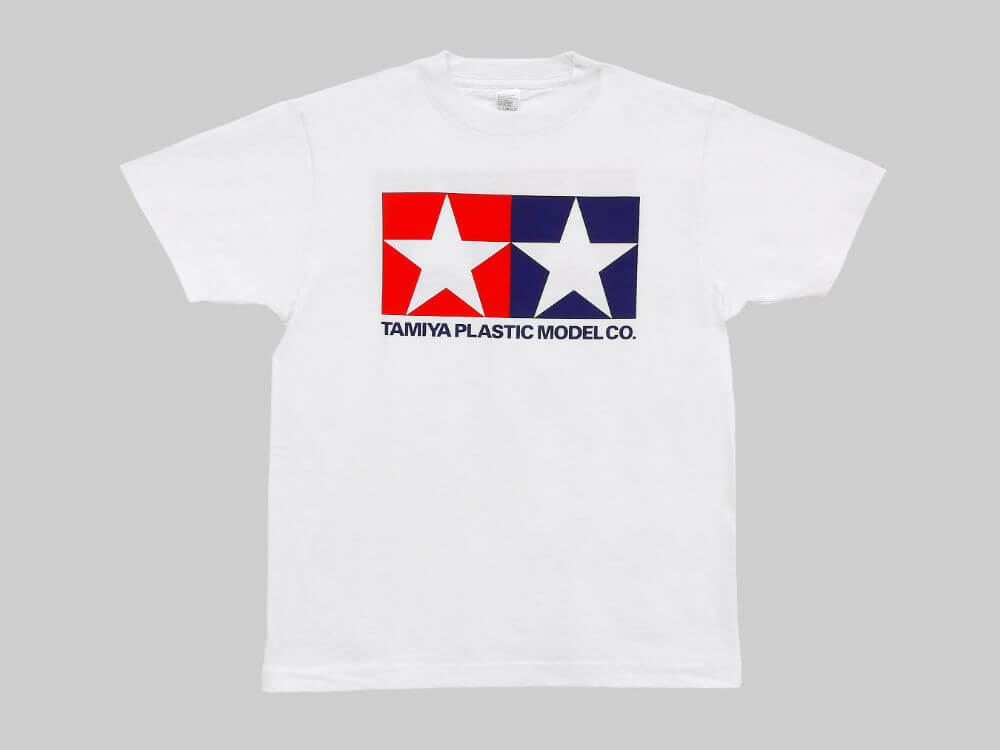 Tamiya Logo T-Shirt White S (Cotton 100%)