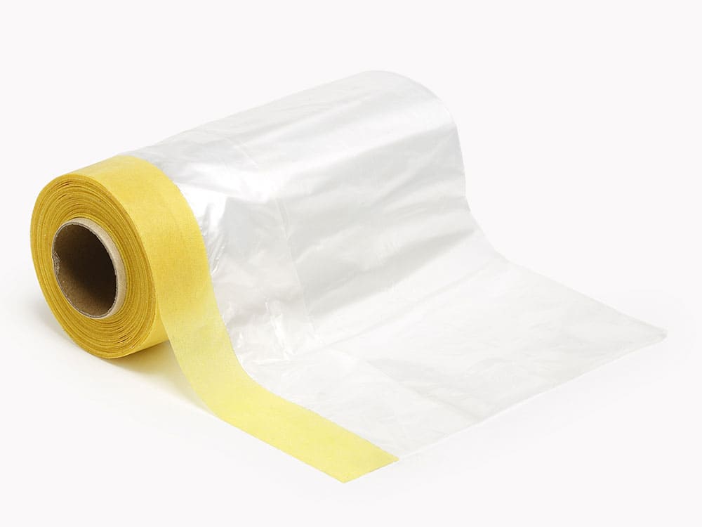 Tamiya Masking Tape with Plastic Sheeting (150mm total width, 10m long)