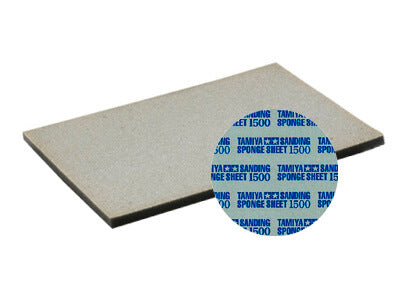 Tamiya Sanding Sponge Sheet #1500 (114 x 140mm, 5mm thick) (1 sheet)